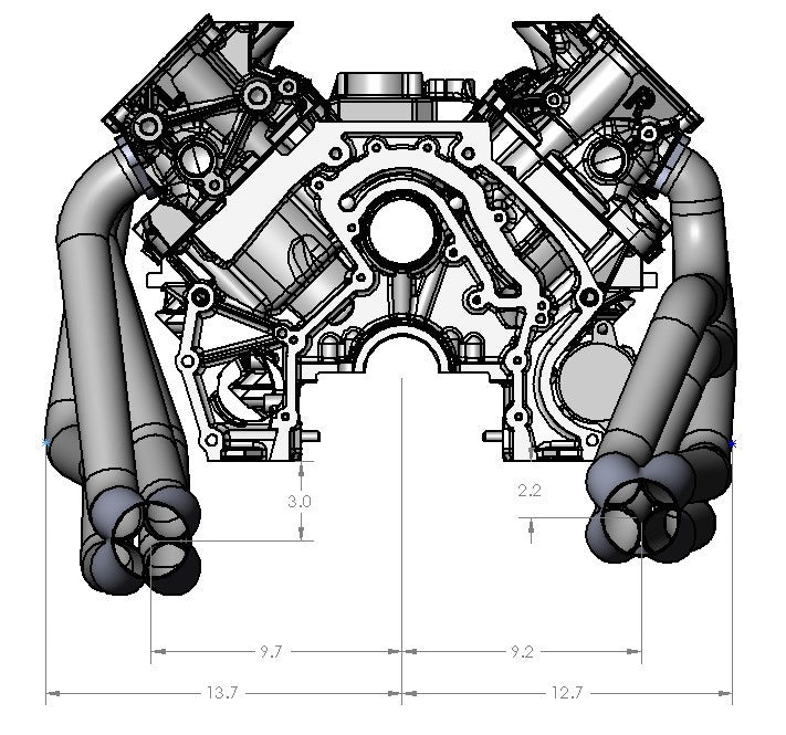 Ultimate Headers Mustang Godzilla 2” Swap/ AJE Early Mustang 432031 - Billet Pro Shop