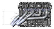 Ultimate Headers Mustang Godzilla Mid Length Header 432051 - Billet Pro Shop