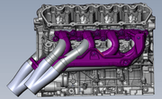 Ultimate Headers Mustang Godzilla Mid Length Header 432051 - Billet Pro Shop