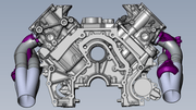 Ultimate Headers Mustang Godzilla Mid Length Header 432051 - Billet Pro Shop
