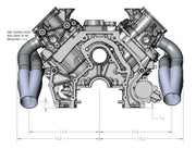 Ultimate Headers Mustang Godzilla Mid Length Header 432051 - Billet Pro Shop