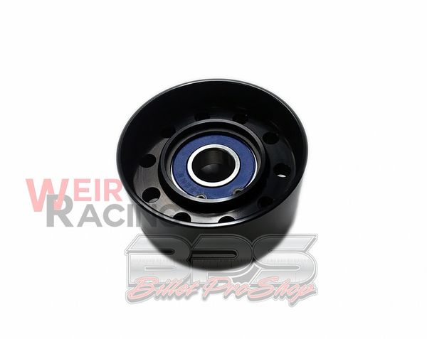 Billet Pro Shop 10-rib 76mm smooth idler pulley for 2007-2014 Shelby GT500