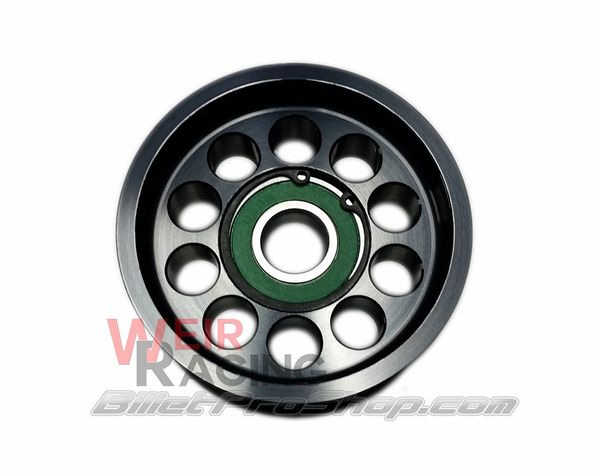 Billet Pro Shop 10-rib 90mm grooved idler pulley for 2007-2014 Shelby GT500