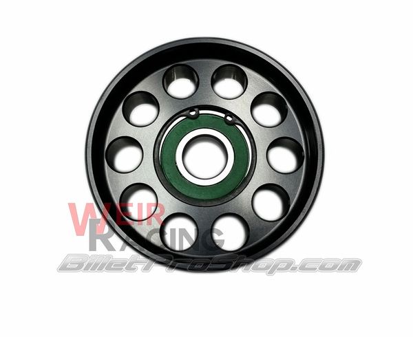 Billet Pro Shop 10-rib 90mm smooth idler pulley for 2007-2014 Shelby GT500