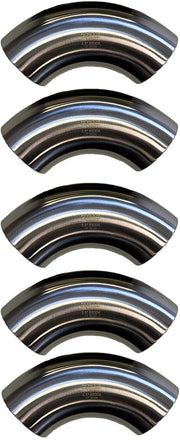 Billet Pro Shop 2.5in OD SS304 stainless steel 90 degree mandrel bend
