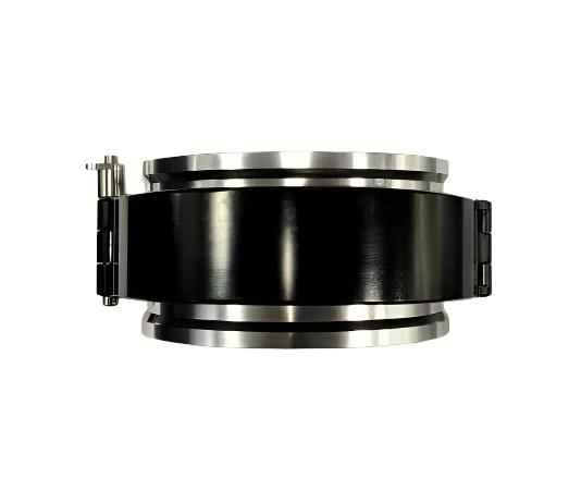 4 inch dual seal heavy duty clamp assembly in anodized black - Billet Pro Shop