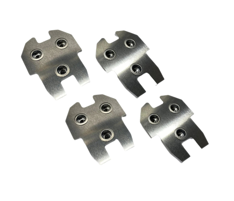 Billet Pro Shop lightweight door hinge mounting plates for 1979-1993 Mustang