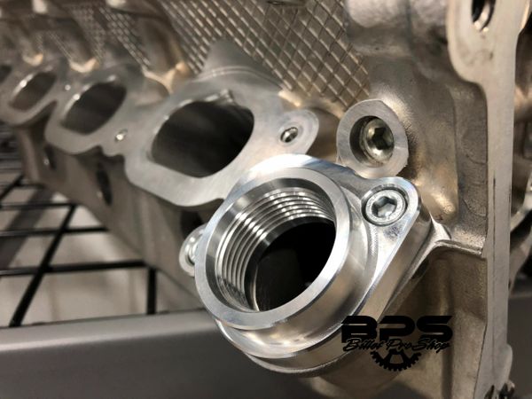 Front head coolant adapter set for 2011-2020 Ford Mustang - Billet Pro Shop