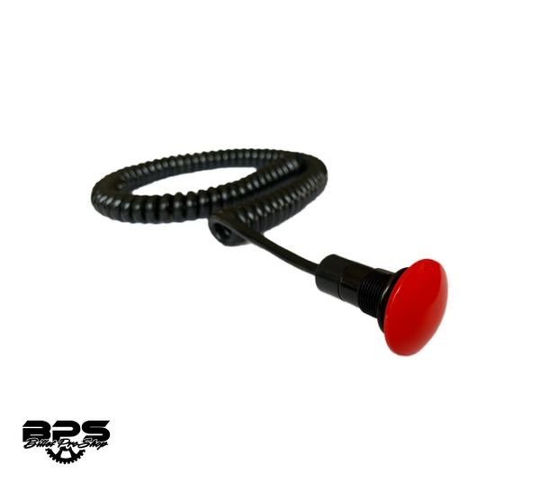 BPS Momentary Push Button W/ Spiral Cord - Billet Pro Shop