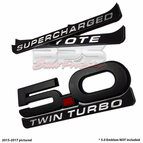 Billet aluminum Mustang GT fender emblems - Billet Pro Shop