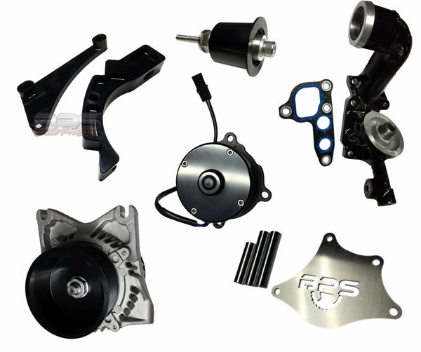 Billet Pro Shop single belt conversion package for 2007-2014 Shelby GT500