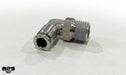 BPS Stainless Steel Push To Connect 90* Fitting (1/4" NPT Thread) - for use with 1/4in (6mm) OD tubing - Billet Pro Shop