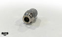 BPS Stainless Steel Push To Connect Straight Fitting (1/4" NPT Thread) - for use with 1/4in (6mm) OD tubing - Billet Pro Shop