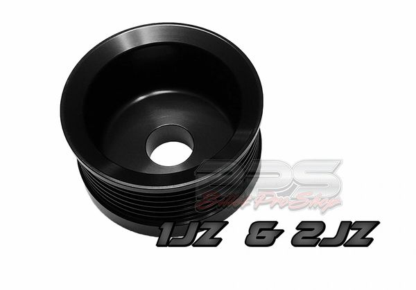 Billet Pro Shop underdrive alternator pulley for Toyota 1JZ and 2JZ engines