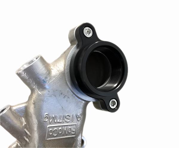 Billet aluminum water pump inlet fitting for 2011-2020 Mustang Coyote - Billet Pro Shop