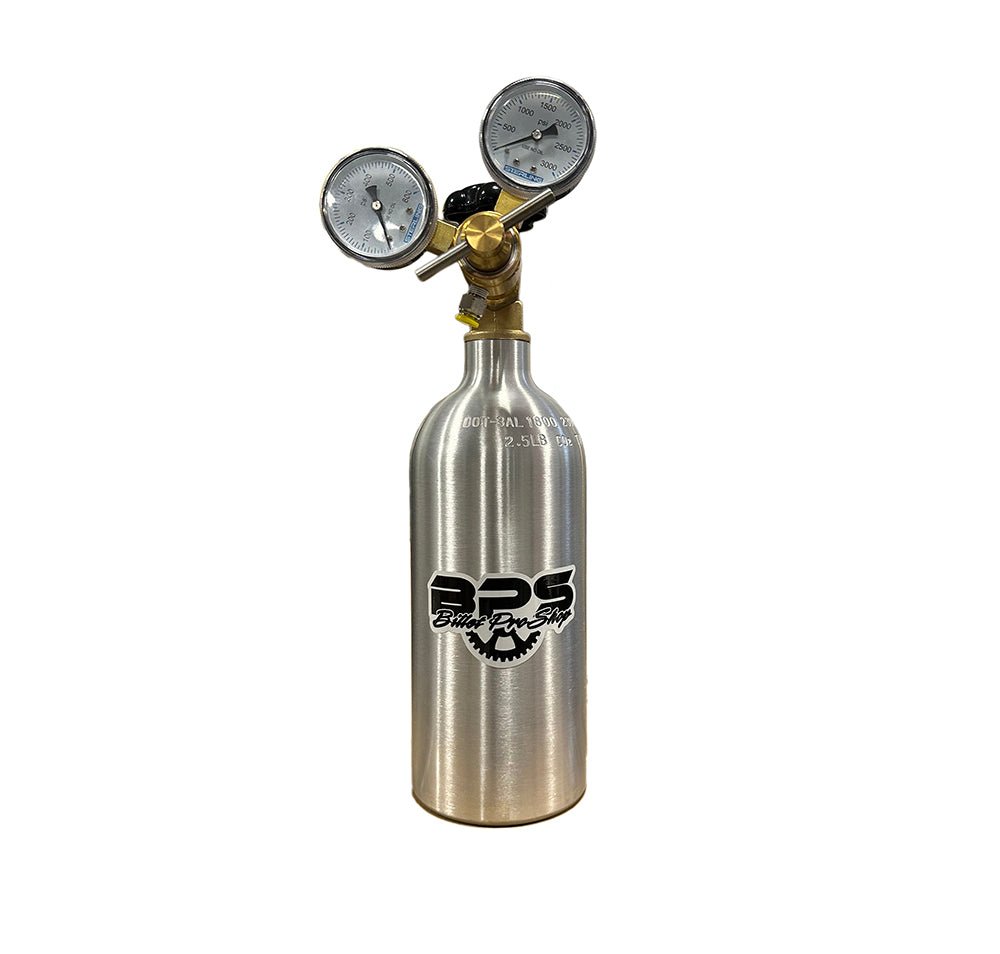CO2 Bottle (2.5lb) & Regualtor - Billet Pro Shop