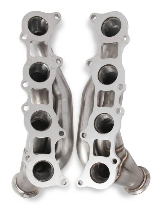 FLOWTECH UNIVERSAL COYOTE TURBO HEADERS - NATURAL 304 STAINLESS STEEL - Billet Pro Shop