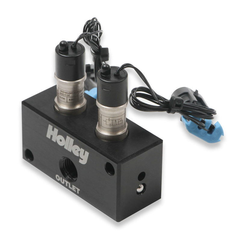 Holley EFI High Flow Dual Solenoid Boost Control Kit - Billet Pro Shop