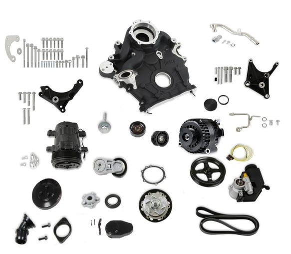 Holley Godzilla High-Mount Complete Accessory Drive Kit - Billet Pro Shop