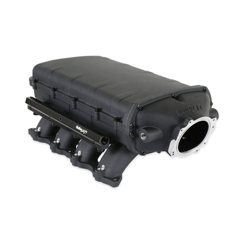 Holley Ultra Low Ram Coyote Intake Manifold BLACK - Billet Pro Shop