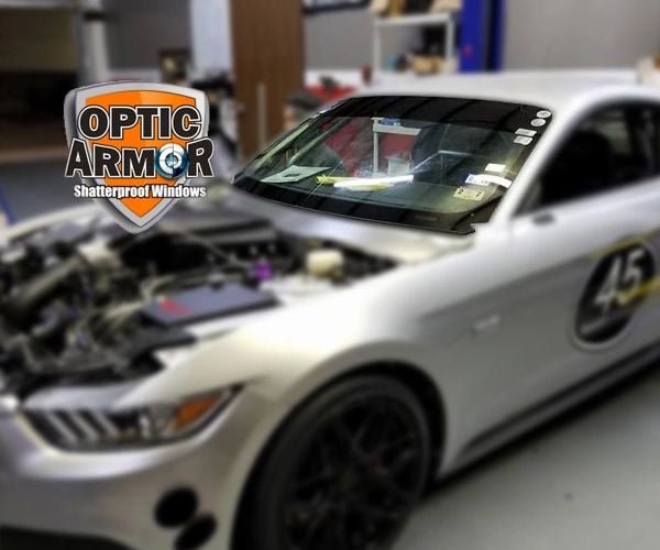 Optic Armor Drop-in Front and Rear Windows (2005-2019 Mustang)