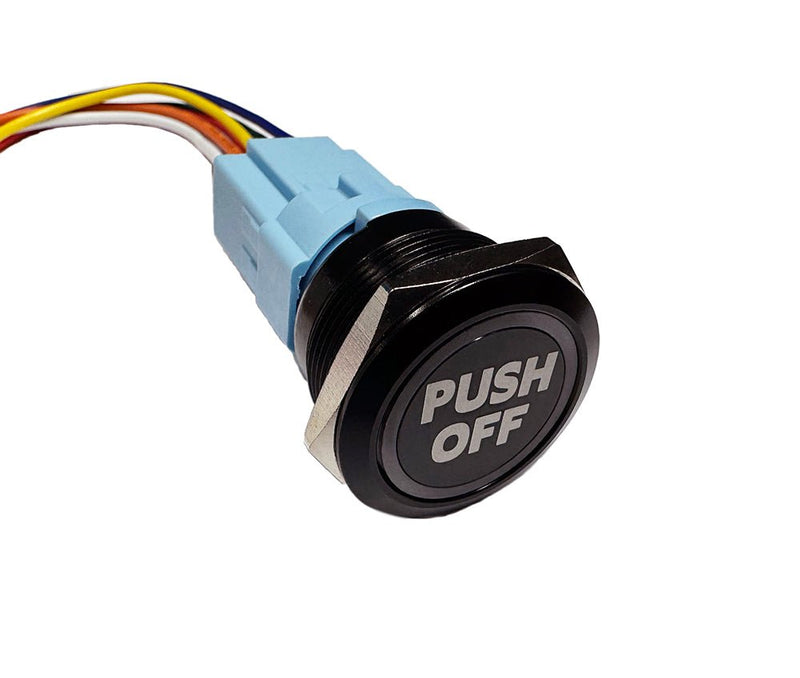Push Off 25mm Latching Button - Billet Pro Shop