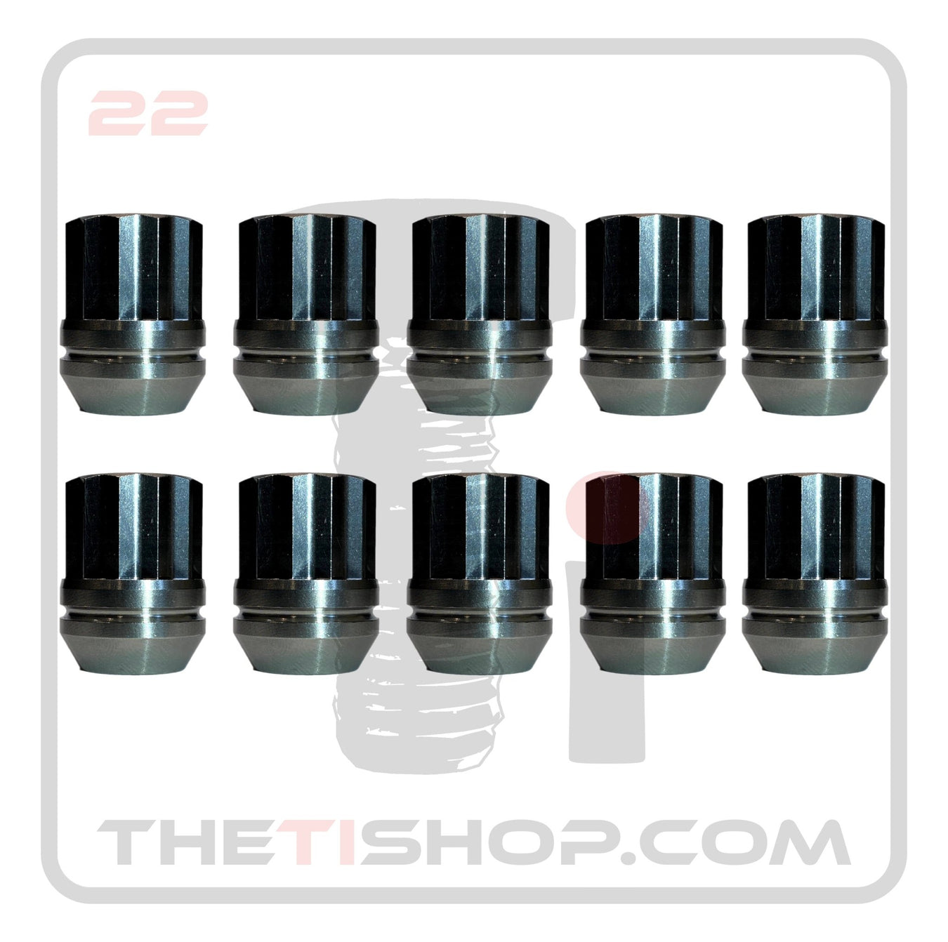 TI 1/2" - 20 Acorn 60* Seat Lug Nuts (QTY. 10) - Billet Pro Shop