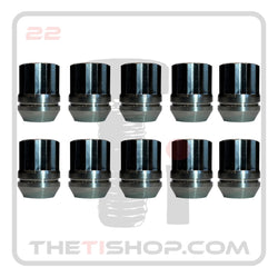 TI M14 x 1.5 Acorn 60* Seat Lug Nuts (QTY. 10) - Billet Pro Shop