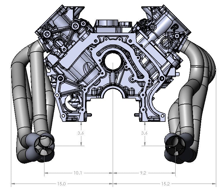 Ultimate Headers Mustang Godzilla Swap Headers 432011 - Billet Pro Shop