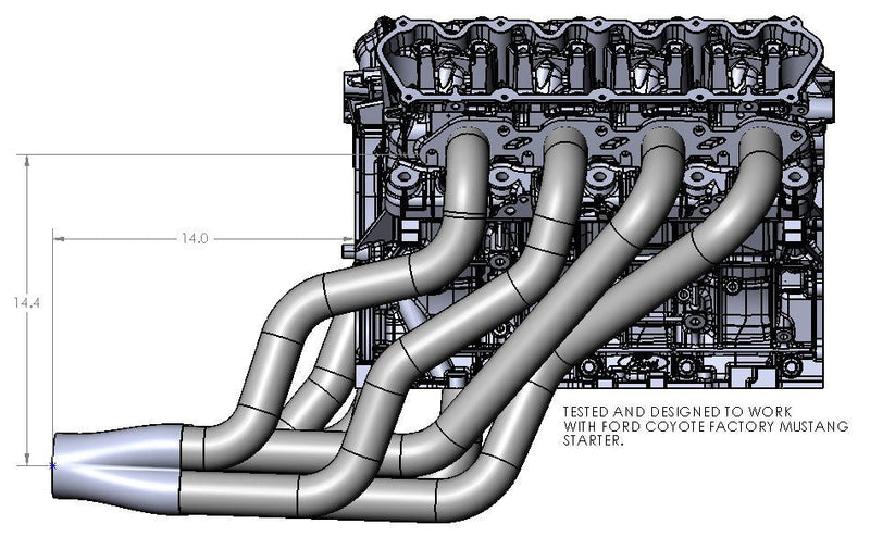 Ultimate Headers Mustang Godzilla Swap Headers 432011 - Billet Pro Shop